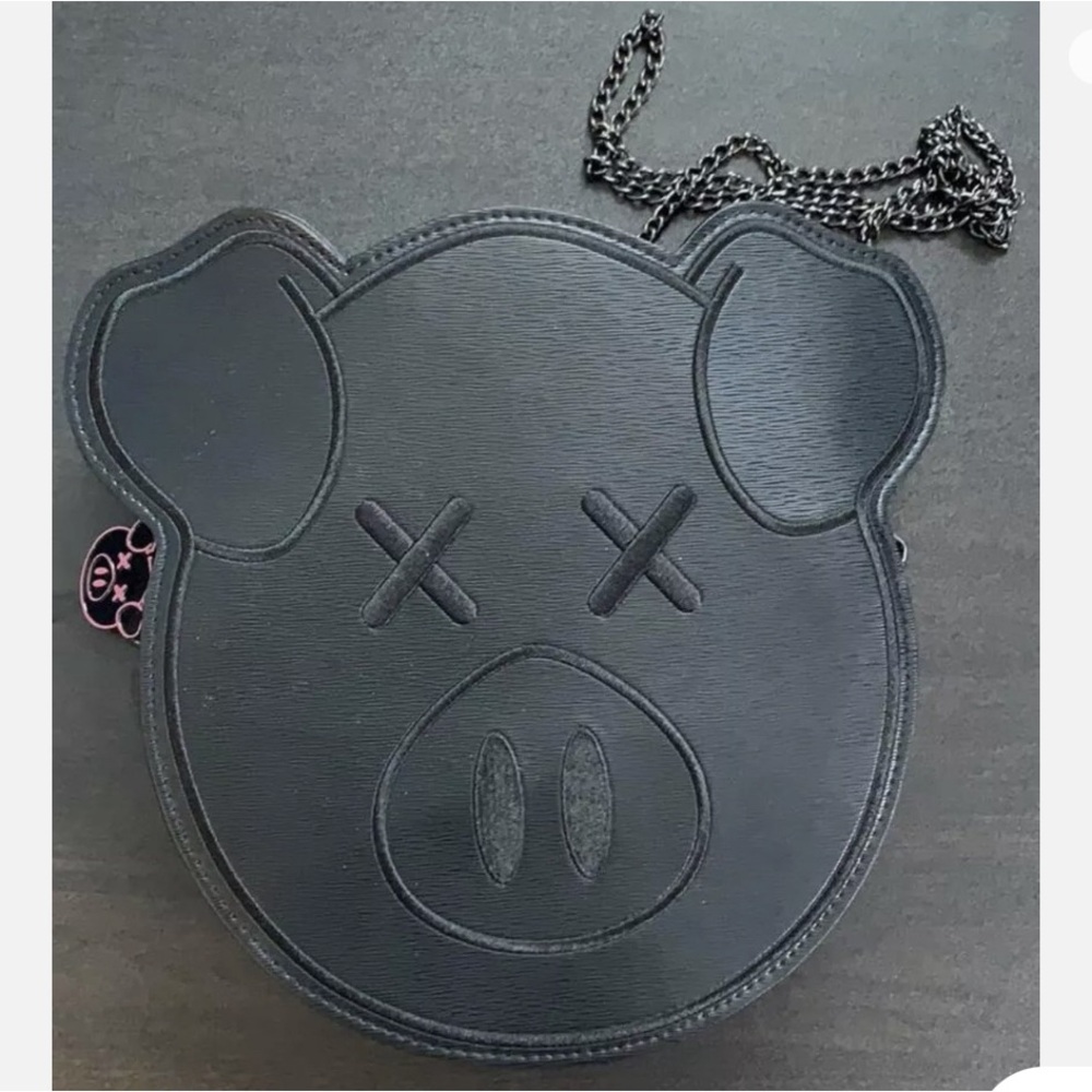 Jeffree Star Shane Dawson Black Pig Side Bag cross body purse